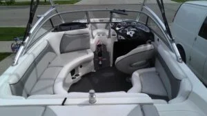 Boat interior detailed.