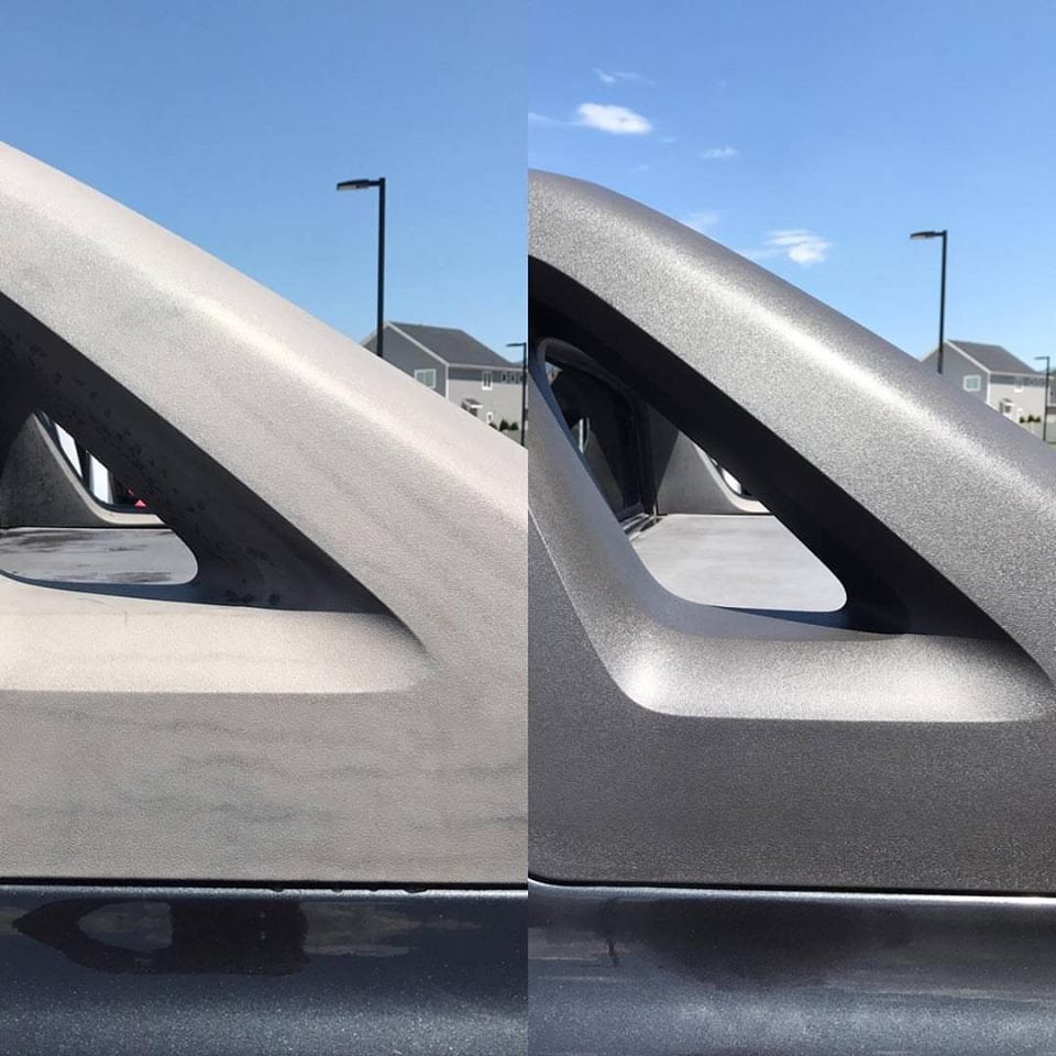 Fix exterior faded plastic oxidation