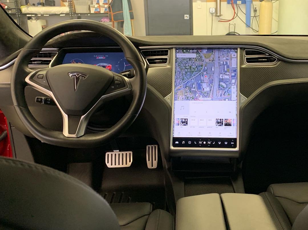 tesla interior dash - Onsite Detail