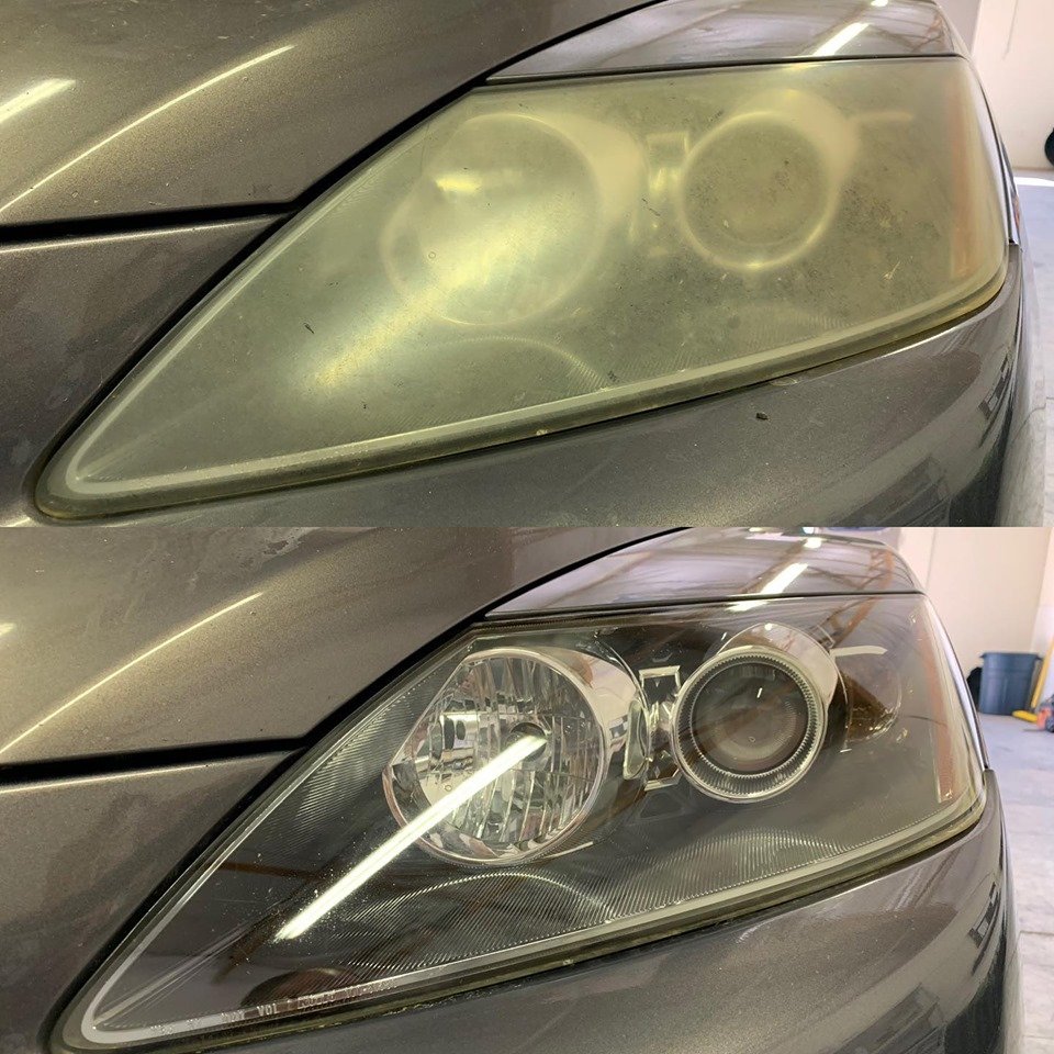 headlight restoration Onsite Detail