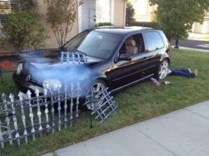 Car as Lawn Decoration