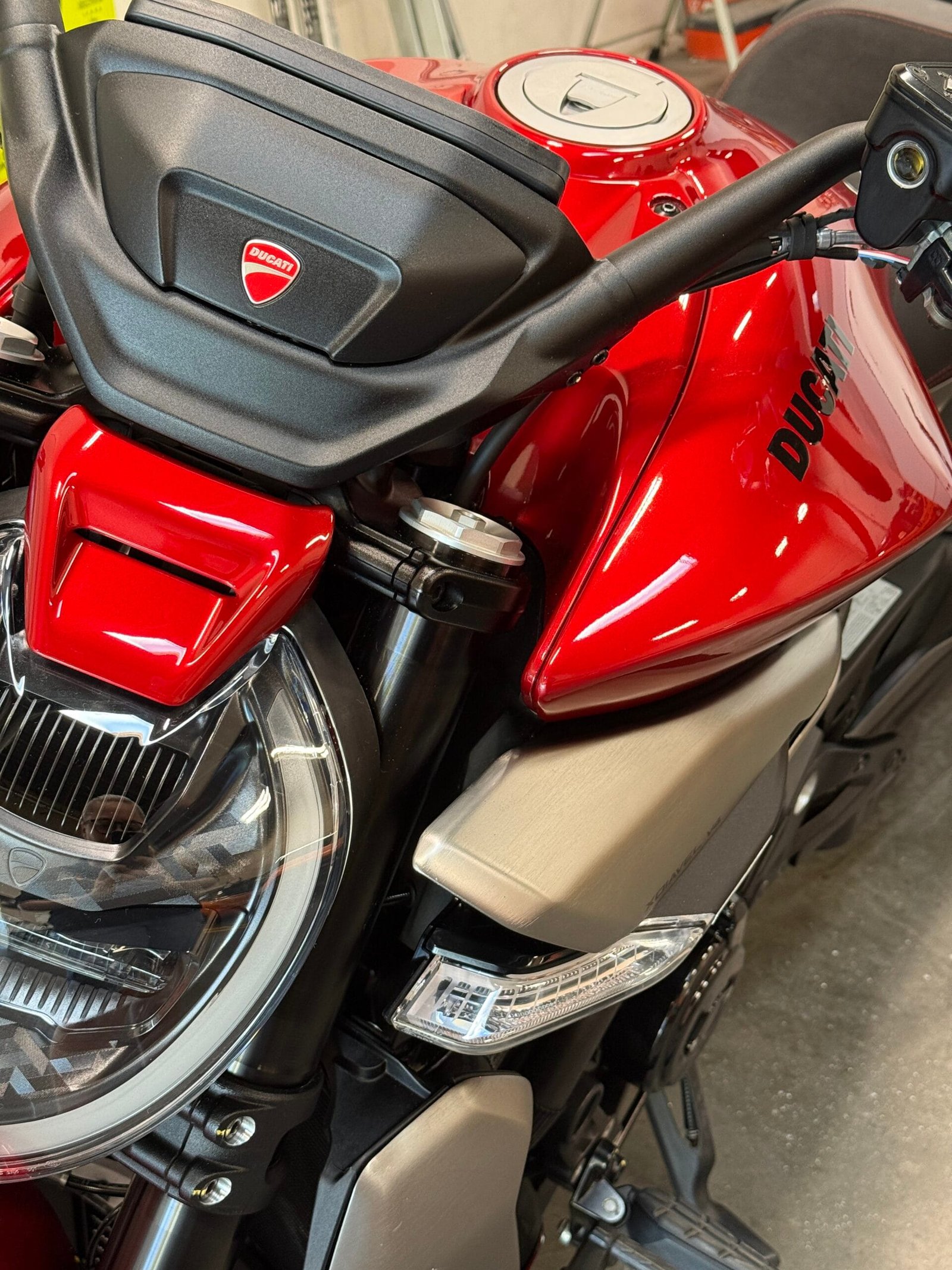 Red Ducati Diavel
